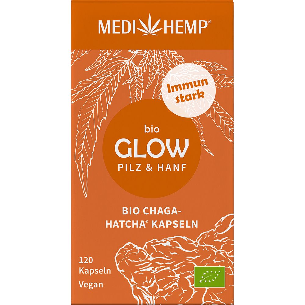 MEDIHEMP Bio Glow Chaga Hatcha® Kapseln
