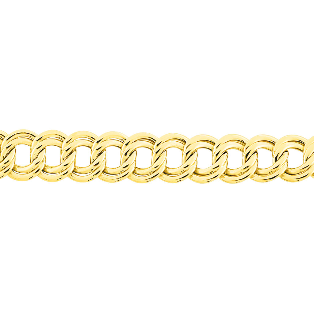 Bracelet Aaron Maille Fantaisie Or Jaune