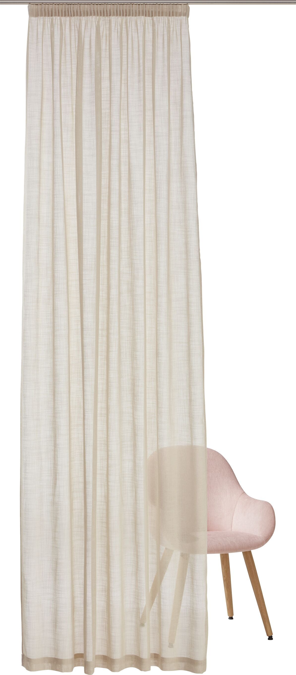 FABRIZIO Fertigvorhang Tag - Creme / B: 150.0 cm x H: 270.0 cm
