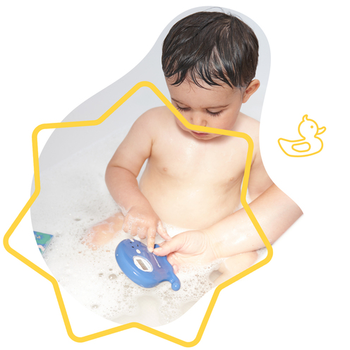 Thermomètre de bain digital Bleu - BADABULLE