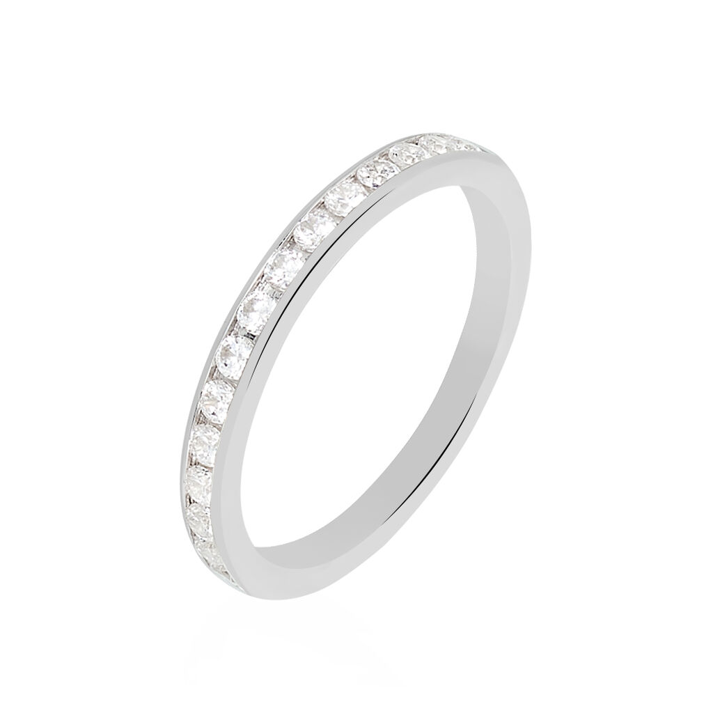 Alliance Laurie Tour Complet Or Blanc Diamant