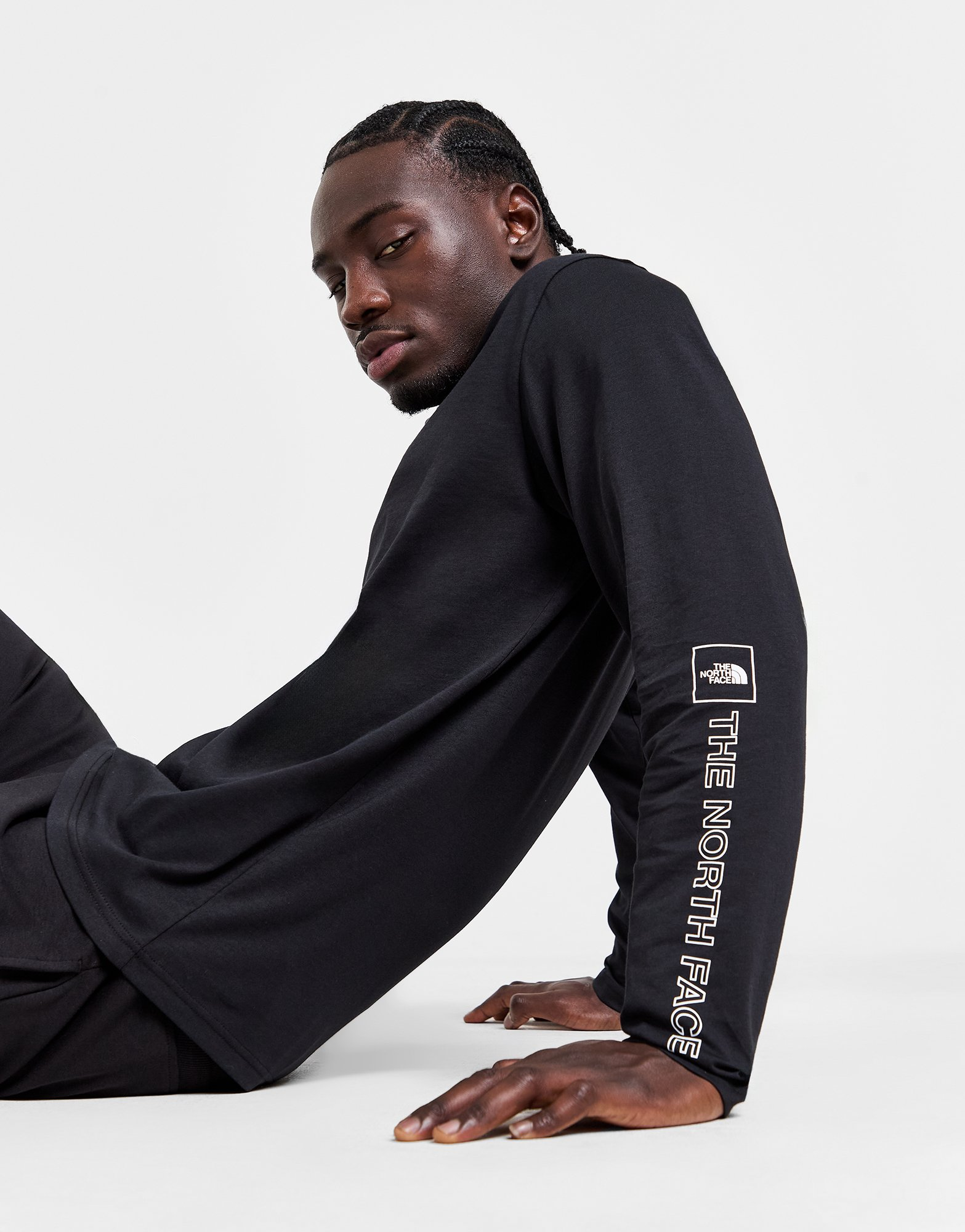 The North Face T-shirt Manches Longues Linear Homme