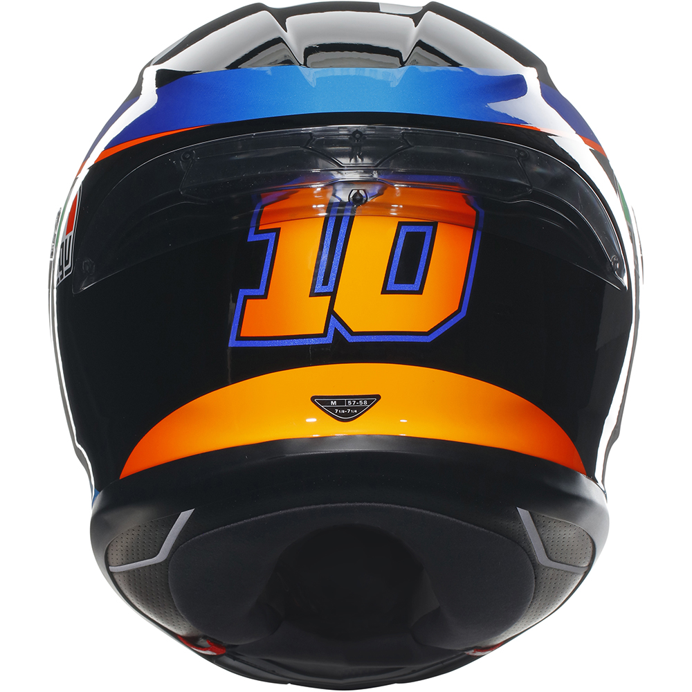 AGV - Casque K6 S Marini Sky Racing Team 2021 Noir / Bleu