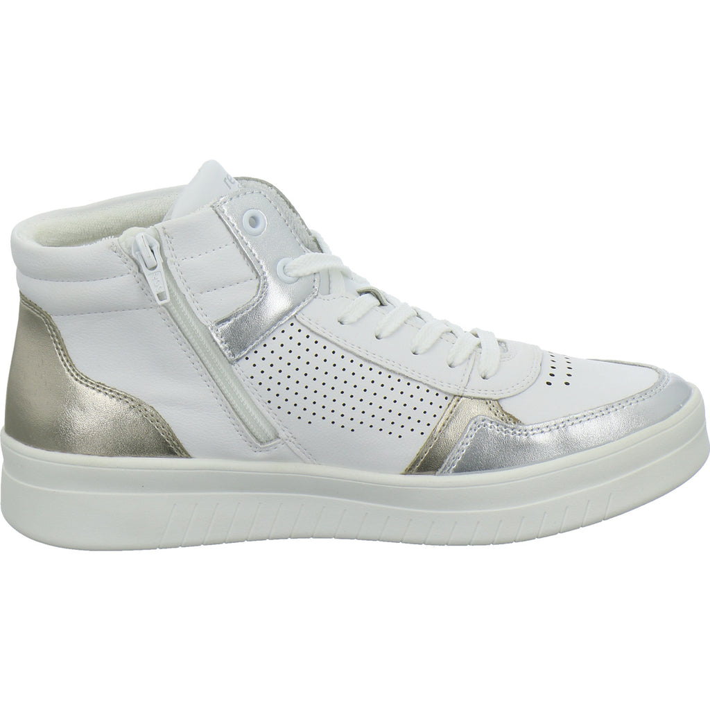 Remonte Stiefel Damen Weiß-kombi