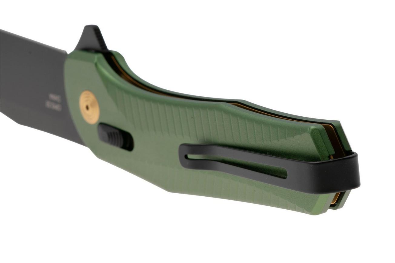 SOG Diverge XR 12-02-03-43, Black PVD D2, Forest Green Aluminum zakmes