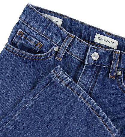 GANT Jeans - Relaxed Fit - Semi Light Blue