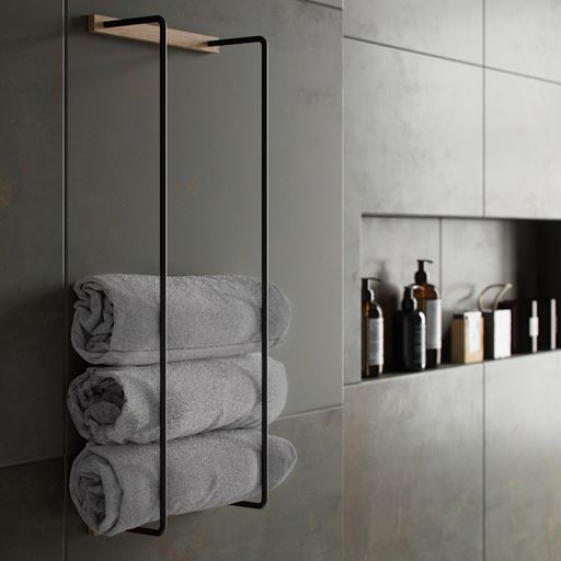 Ekta Towel Rack Håndklædeholder, Oiled
