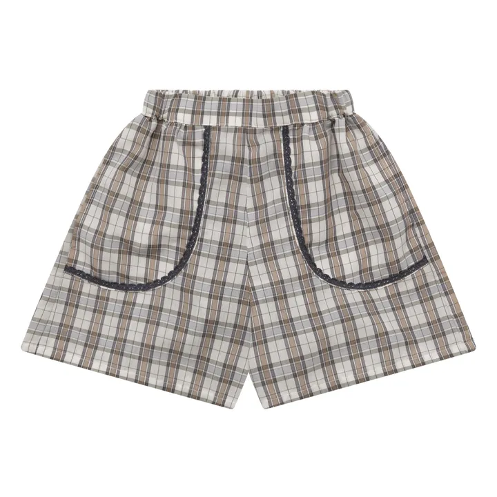 Louisiella Short Glowny à Carreaux | Vert kaki