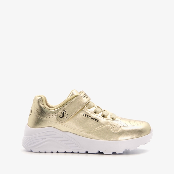 Skechers meisjes sneakers chroom goud
