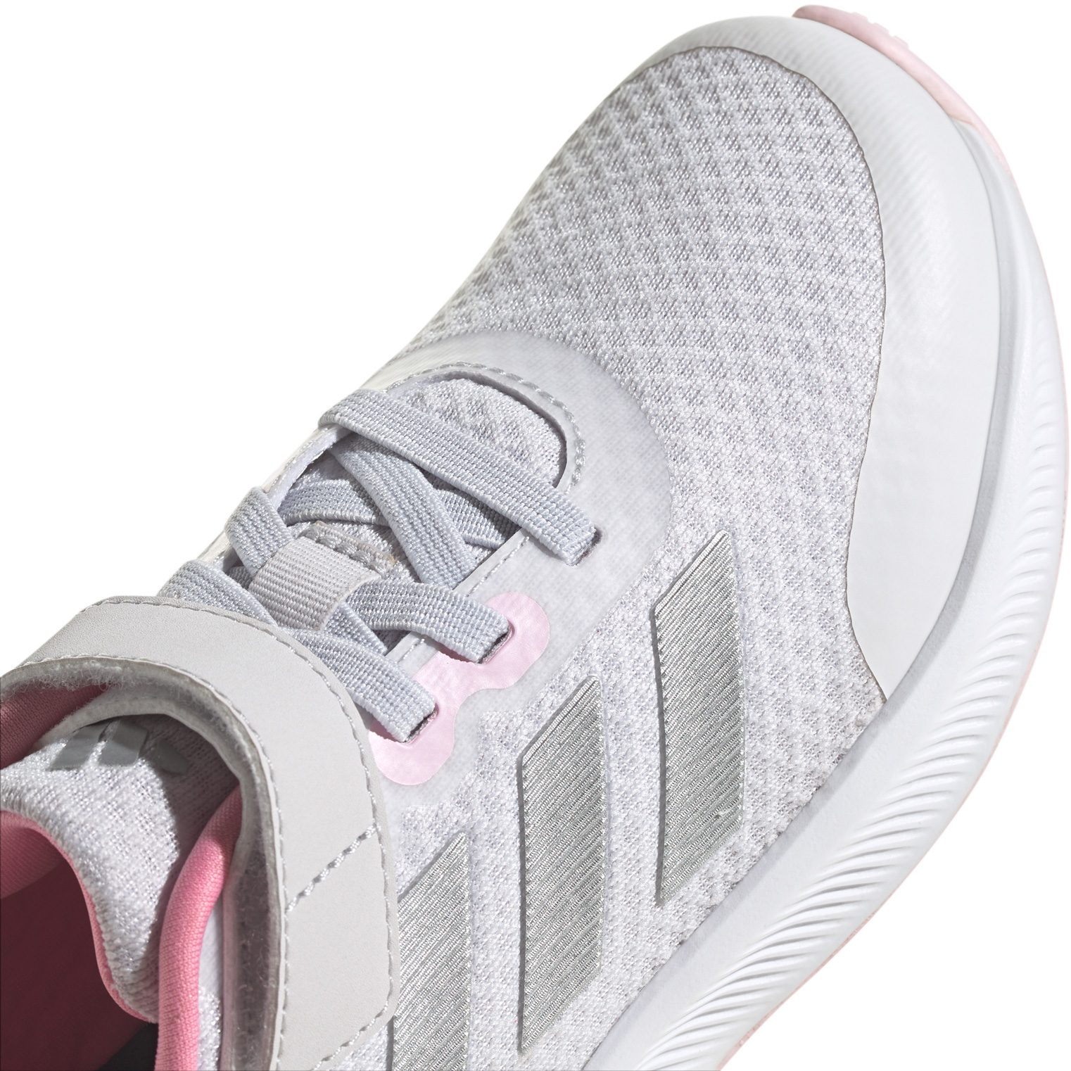 adidas RunFalcon 3.0 Elastic Lace Top Strap Laufschuhe Kinder dash grey