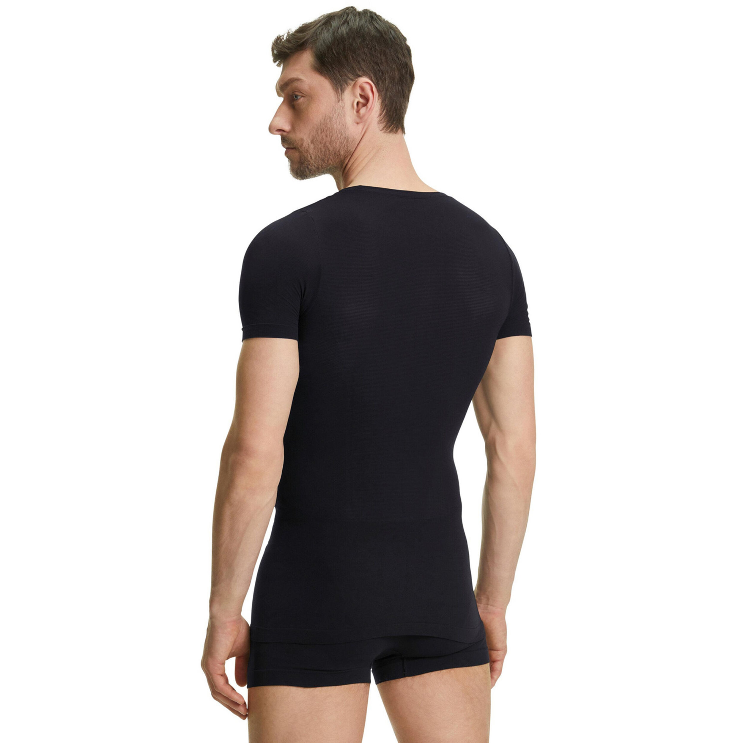 Falke Regular Shortsleeve Maillot De Course Hommes - Noir