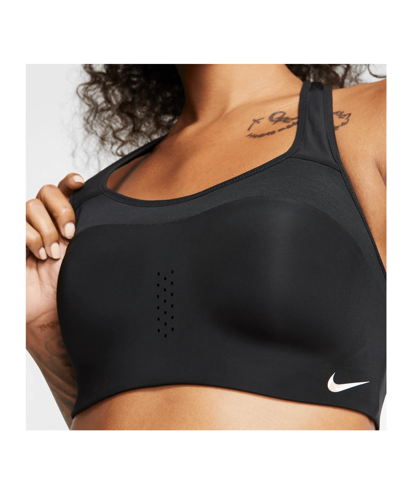Nike Alpha Bra Sport-BH Damen Schwarz F010