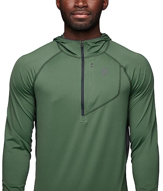 BLACK DIAMOND - T-SHIRT MANCHES LONGUES ALPENGLOW PRO HOODY M