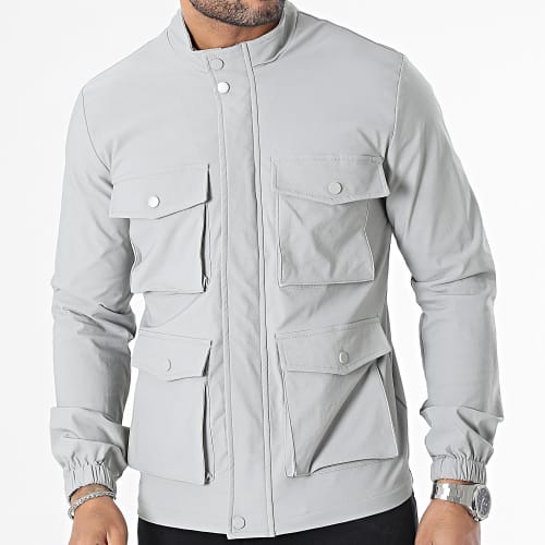 Veste Zippée Gris