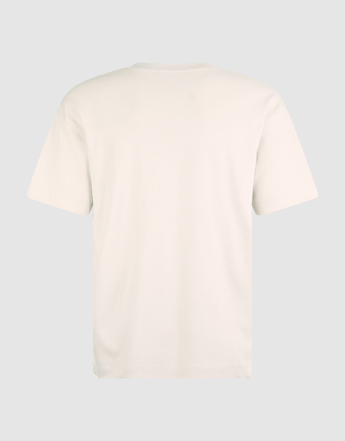 Embroidery Logo T-shirt Beige