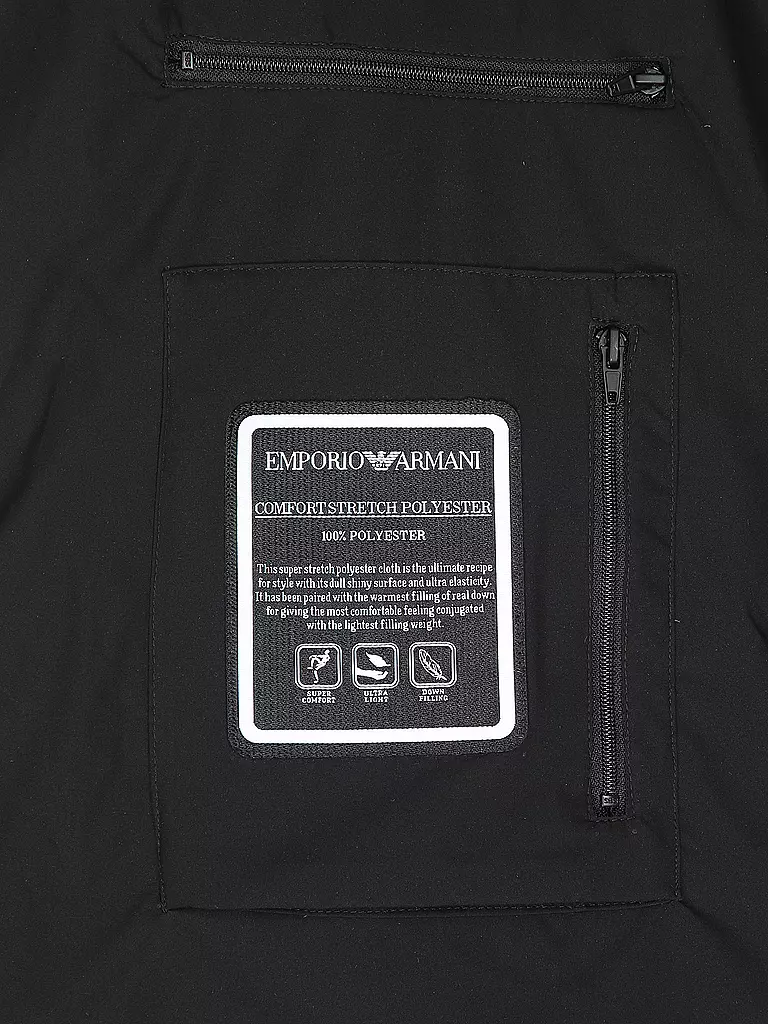 EMPORIO ARMANI Daunenmantel schwarz