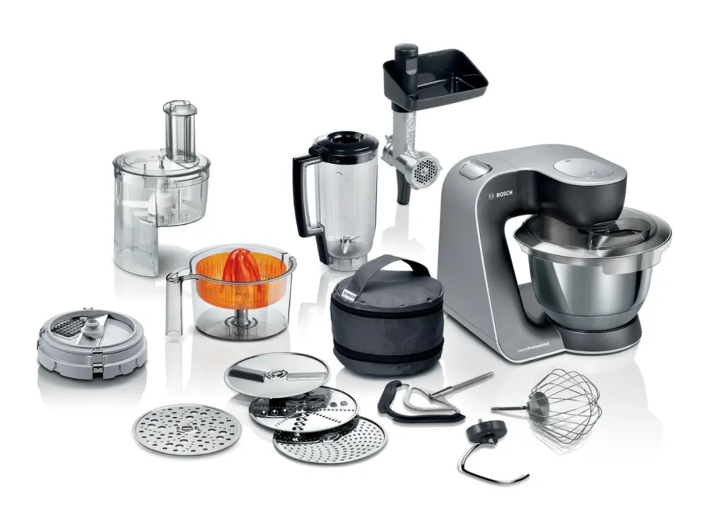 Bosch MUM5 MUM58M64 - Køkkenmaskine - 1000 W - sort/ sølv