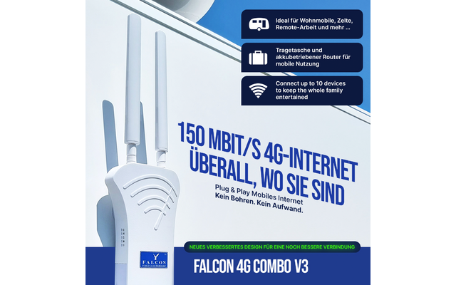 Falcon 4G Combo V3 LTE Outdoor-Internetantenne 150 Mbit/s