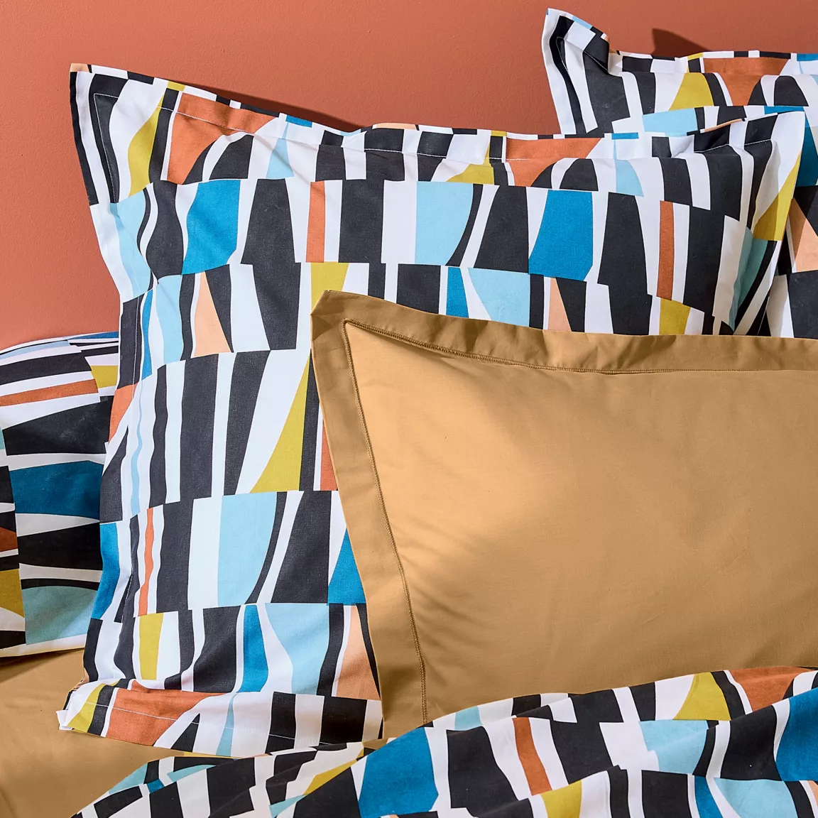 Housse de couette coton (260 x 240 cm) Pietro Multicolore
