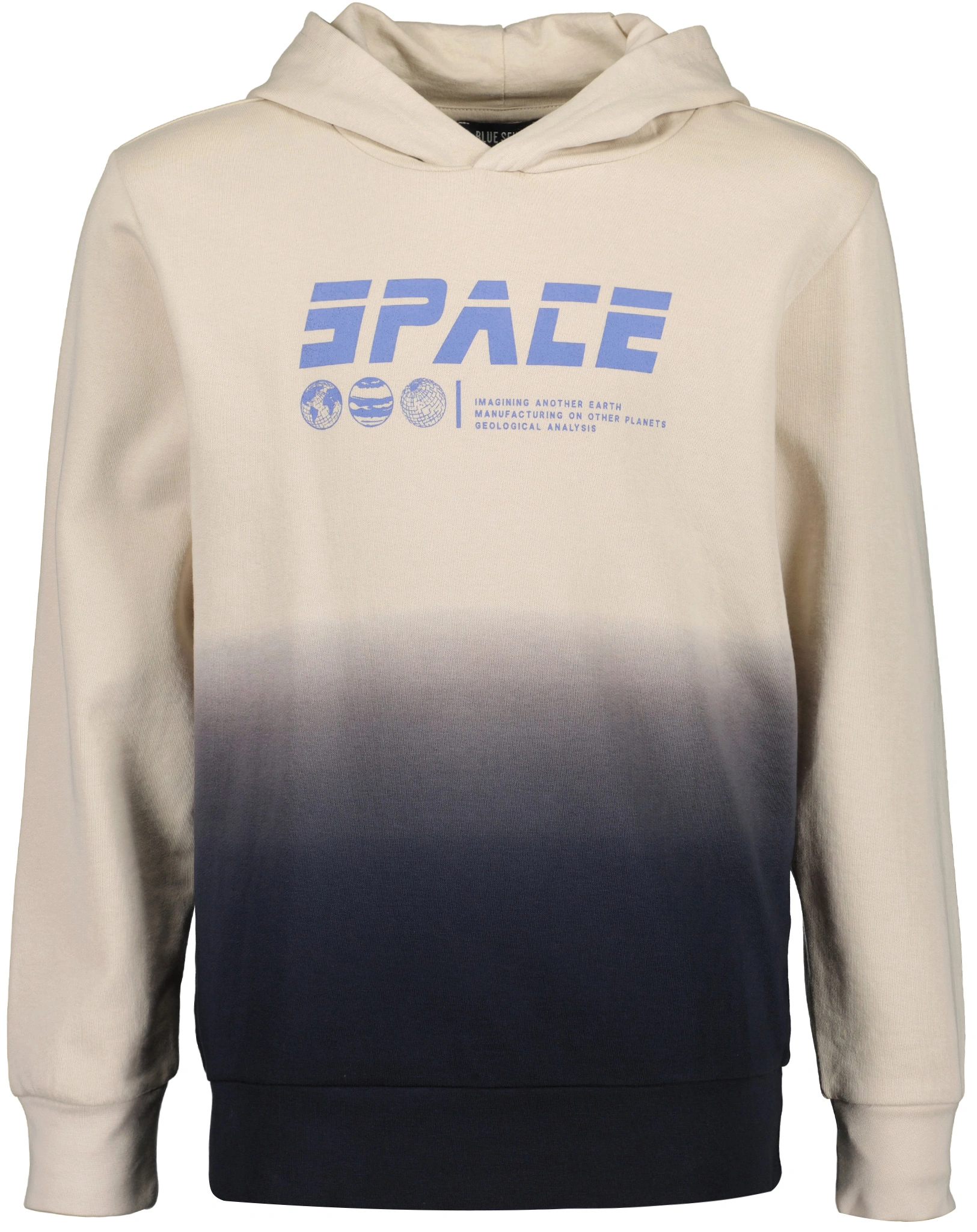 Kapuzensweatshirt OMBRE in kiesel