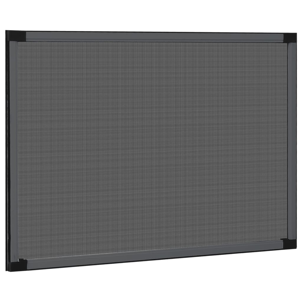 Moustiquaire extensible pour fenêtres anthracite (100-193)x75cm