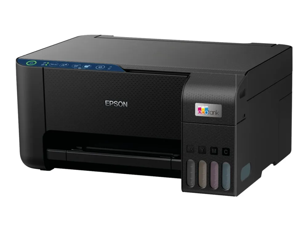[OUTLET] - Epson L3251 - Multifunktionsprinter - farve - blækprinter - kan genopfyldes - A4 (210 x 297 mm) (original) - A4/Legal (medie) - op til 10 spm (udskriver) - 100 ark - Wi-Fi, USB - sort