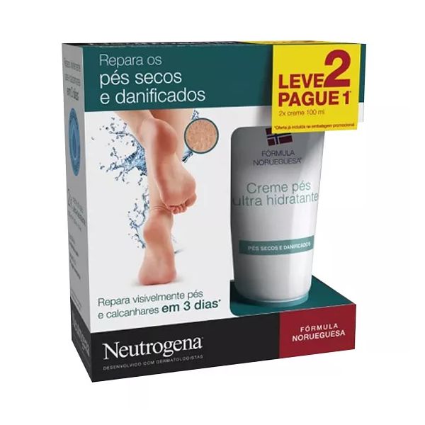 Neutrogena Creme de Pés Ultra-Hidratante 2x100ml