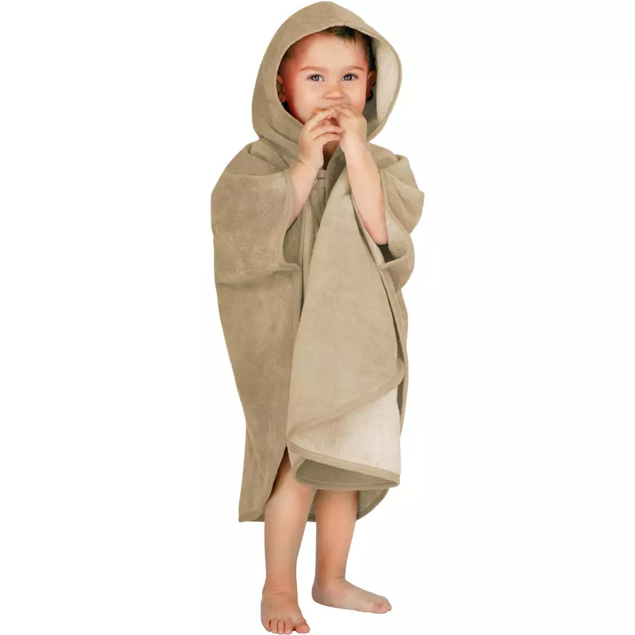 normani Kinder Badeponcho weich Melilla Beige