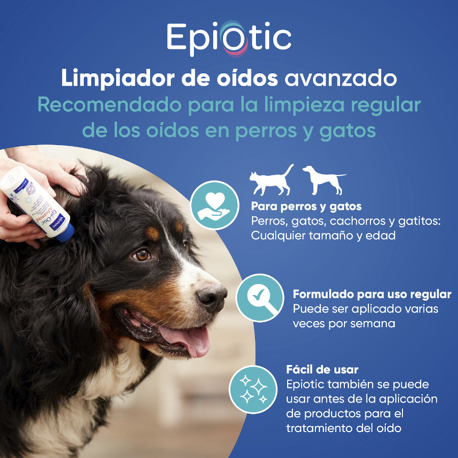 Virbac EpiOtic - Limpador de Ouvidos para Cães e Gatos