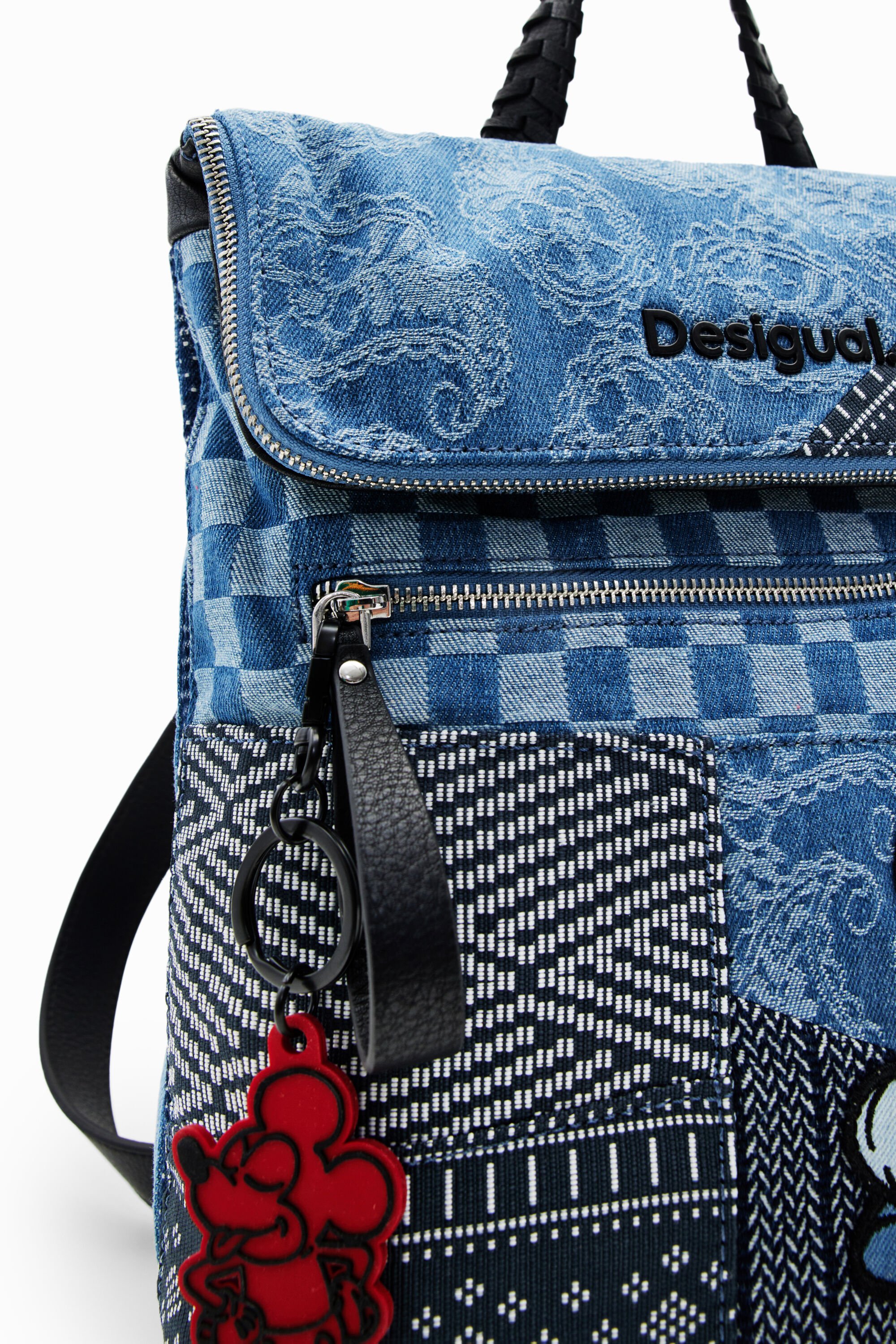 Sac à dos moyen denim Mickey Mouse