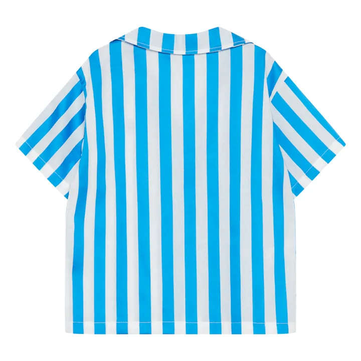 Weekend House Chemise Rayure Coton Bio | Bleu