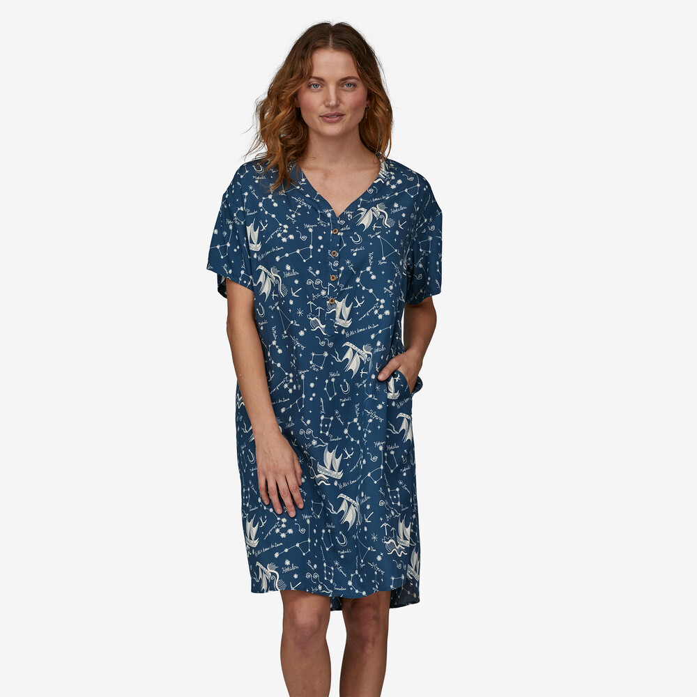 Kurzärmeliges Pataloha-Kleid für Damen
