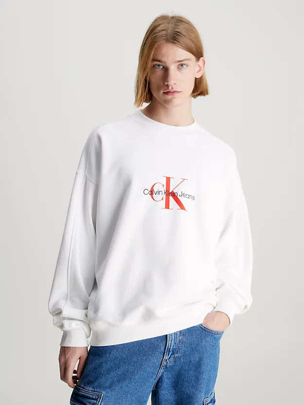 Moletom oversized com monograma