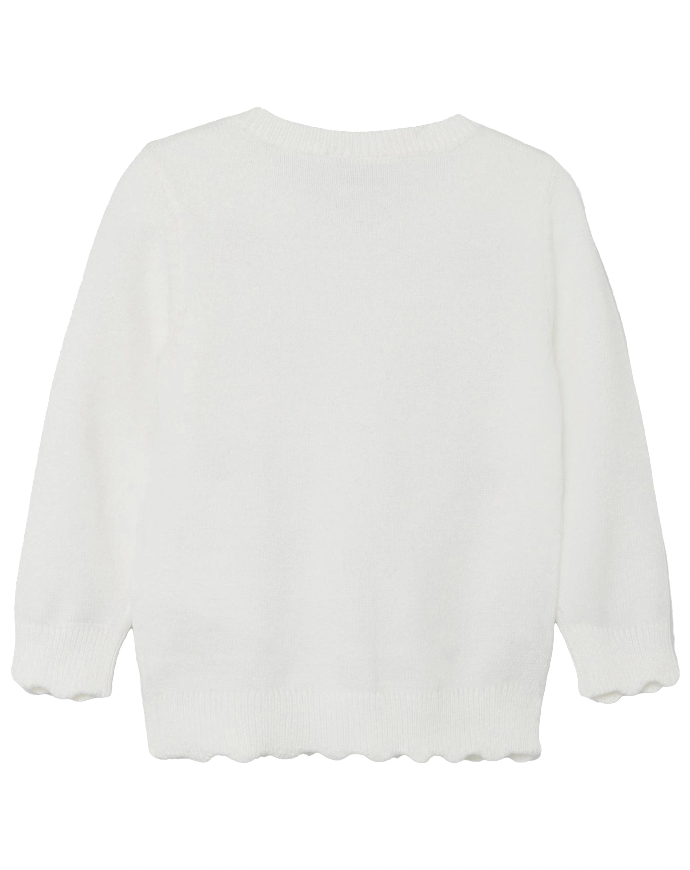 Strickjacke NMFDELANA in bright white