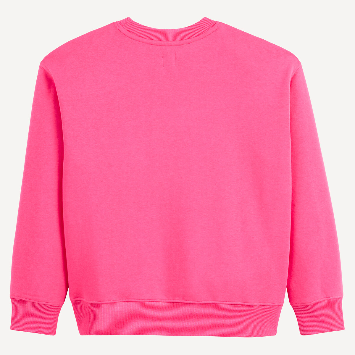 COLEÇÕES LA REDOUTE<br>Moletom de gola redonda achatado