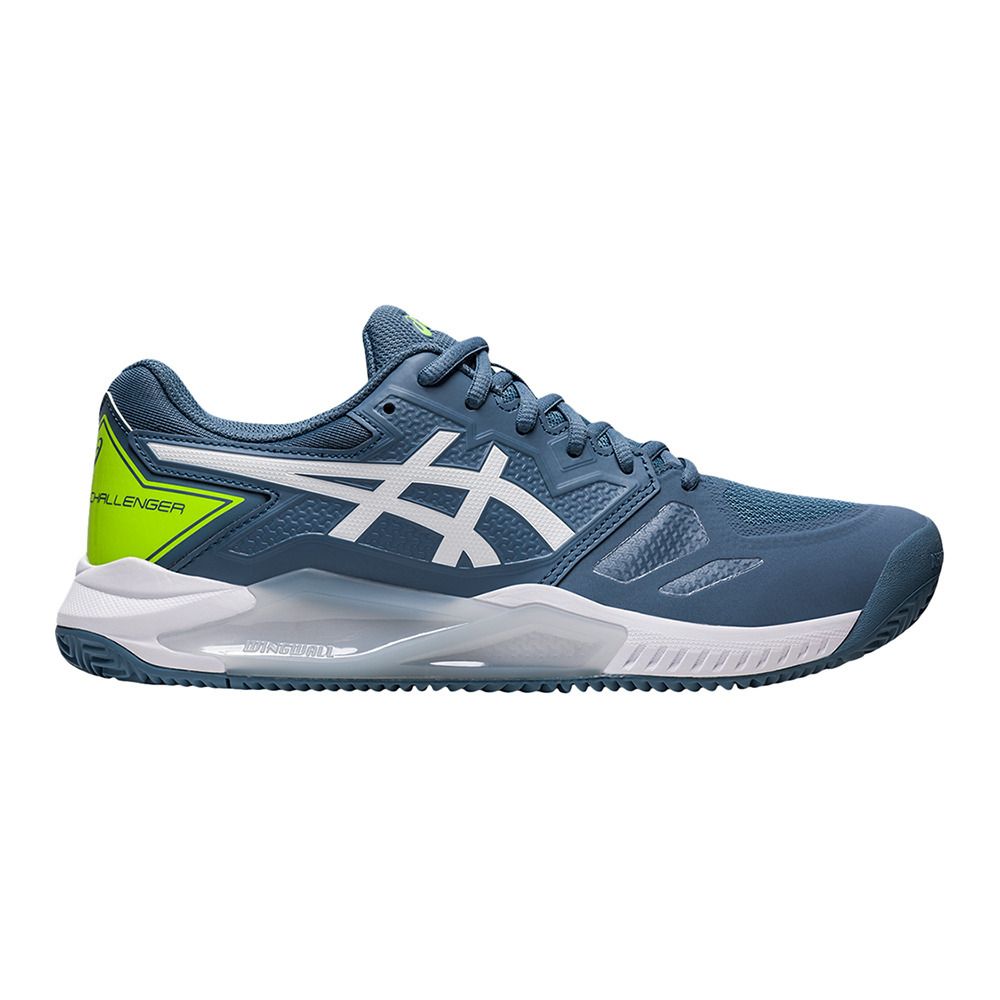 Asics GEL-CHALLENGER 13 CLAY - Chaussures tennis Homme steel blue/white