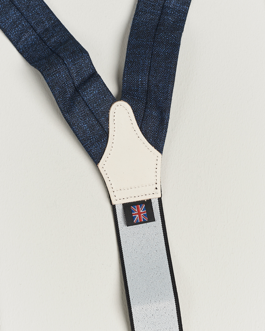 Albert Thurston Hardy Minnis Bamboo Braces 38mm Navy