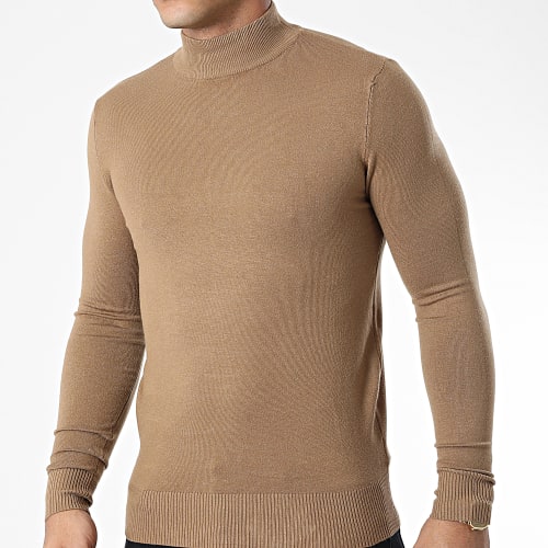 Pull Col Cheminée 665 Beige