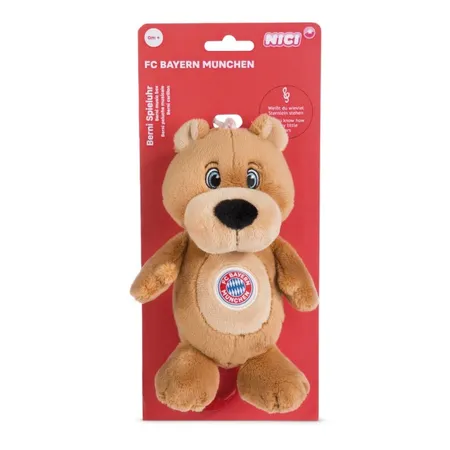 NICI Spieluhr FC BAYERN Bär Berni 18cm