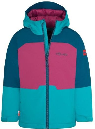 Trollkids - Hardanger Jacket - Winterjack - Turkoois - Waterdicht