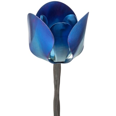 Pflanzstab Titanblüte, Blau