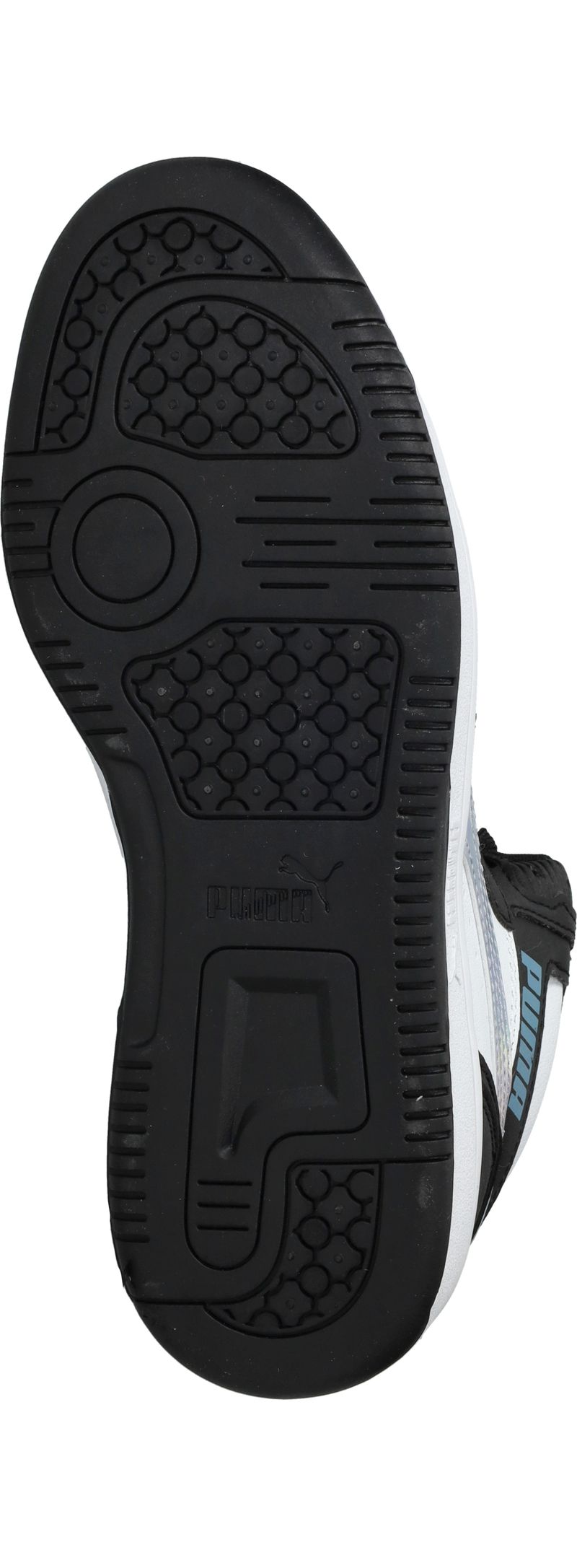 Puma Rebound V6 Mid Space Belle Sneakers Zwart Meisjes