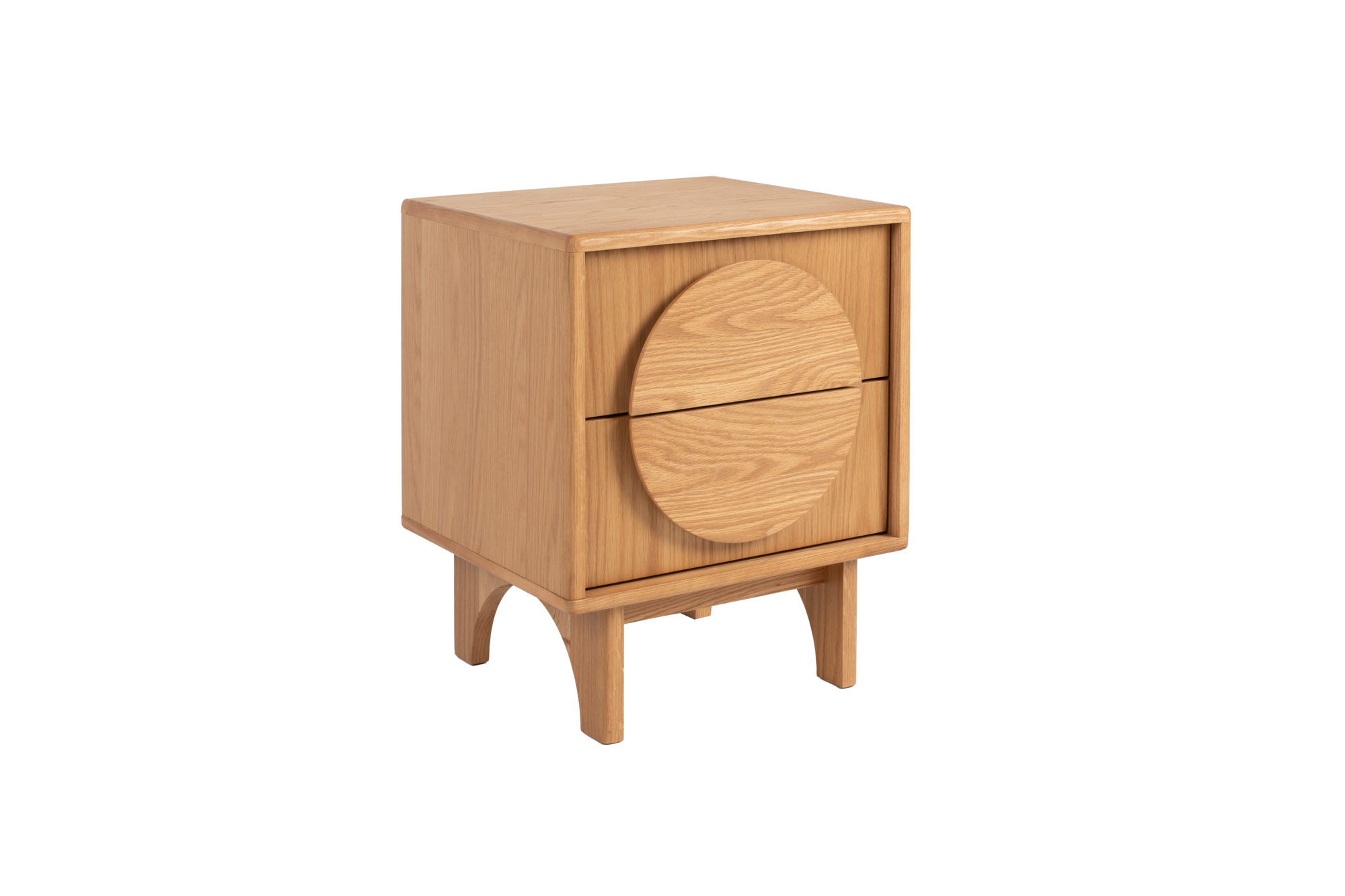 Bijzettafel / Nachtkastje GROOVE naturel eiken
