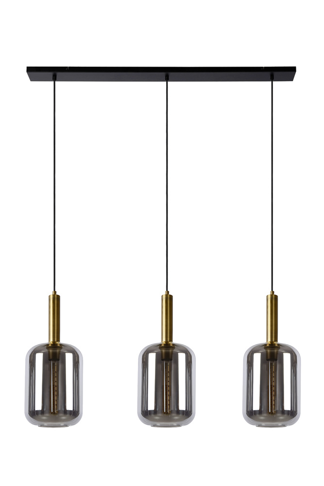 Lucide Joanet hanglamp 110cm 3x E27 zwart