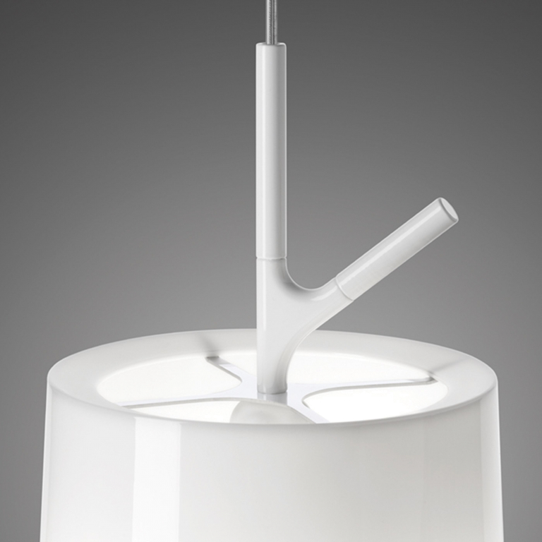 Foscarini Birdie Piccola hanglamp Ø17 wit