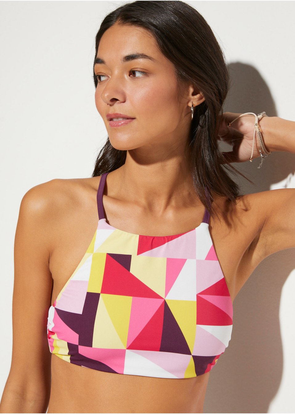 Bikini brassière (Ens. 2 pces.) réversible avec polyamide recyclé