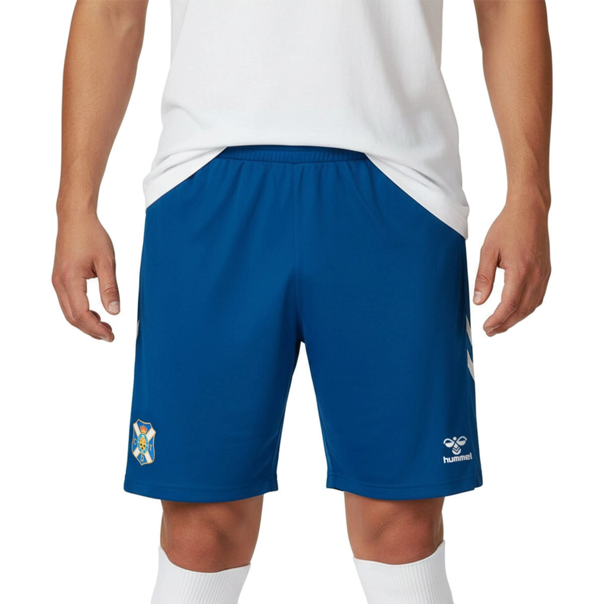 Calções Hummel CD Tenerife Primeiro Equipamento 2025-2026