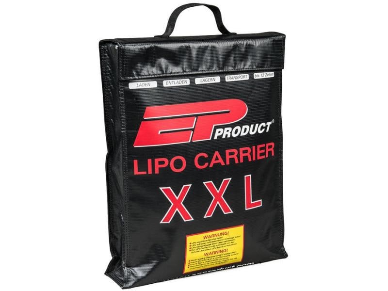 EP LiPo-Tasche XXL 380 x 75 x 300 mm Für sicheres Transportieren und Lagern der Akkus