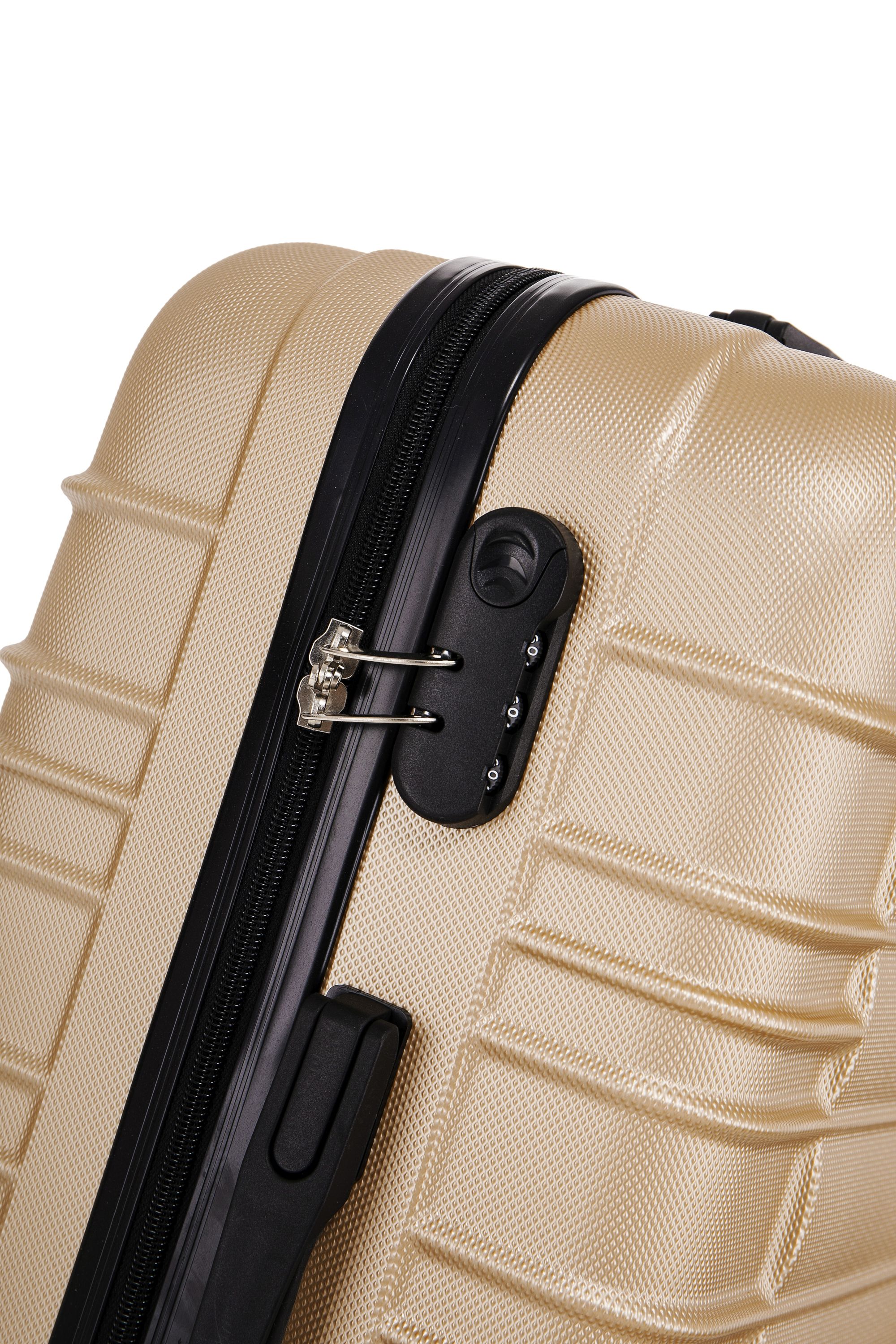 Reisekoffer Hartschalenkoffer AVA 5er Set champagner