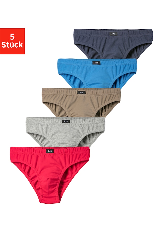 H.I.S Slip Packung, 5 Stk. für Jungen, bequemer Basic für jeden Tag